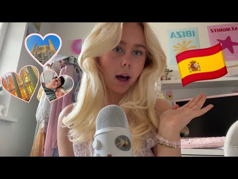 My Trip To BARCELONA Spain! 😍🇪🇸 Clicky whispers & triggers 🎀 ASMR