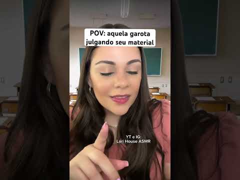 POV: aquela garota julgando seu material #humor #shorts