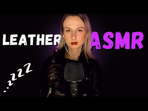 4K ASMR | Leather Jacket & Gloves (100% Sensitivity)