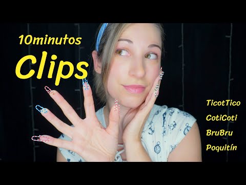 Irresistible ASMR | 10 Minutos con Clips | Tapping en la Lente | SusurrosdelSurr