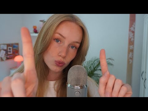 ASMR wet mouth sounds & hand movements