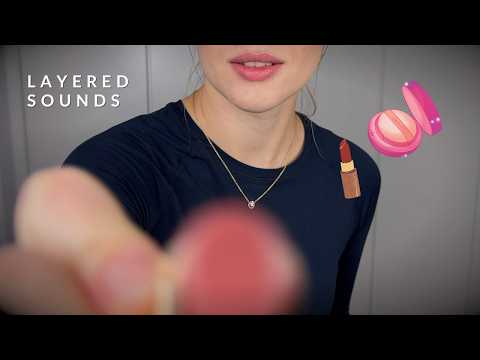ASMR | Doing your Sephora High End Lux Makeup 💄 LAYERED SOUNDS