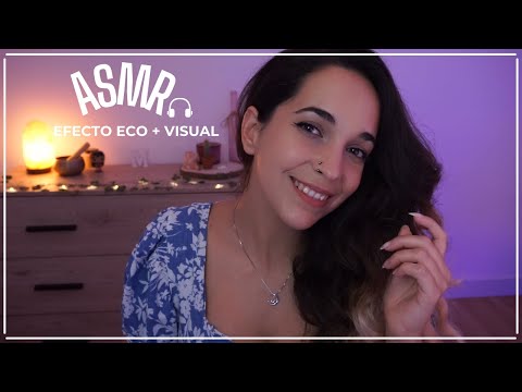 ASMR con ECO + VISUAL y BESOS ✨ [Susurros en Español]