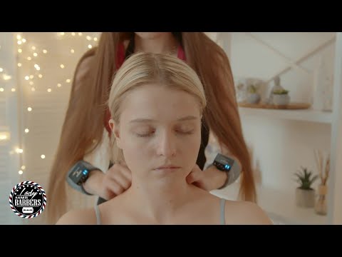 Heavenly Touch ASMR Massage by Barber Lady Sandra for Skinny Girls