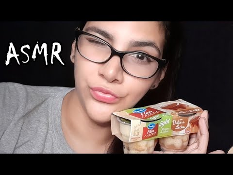 ASMR comiendo FLAN de Dulce de leche | ASMR En Español | Eating sounds