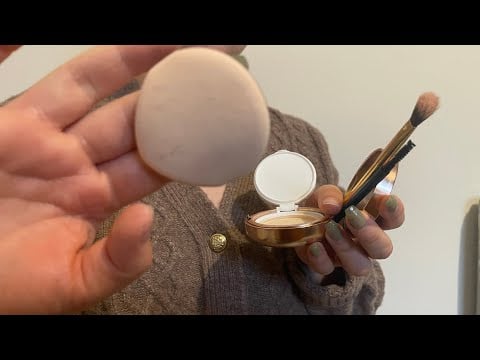 ASMR applying your makeup on camera📷 tingle visuals 💆‍♀️ no talking