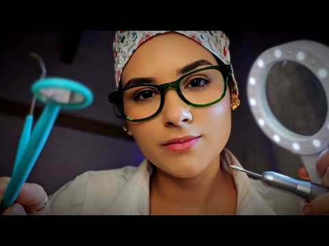 ASMR ROLEPLAY DENTISTA🦷 Limpeza e Restauração REALISTA✨️