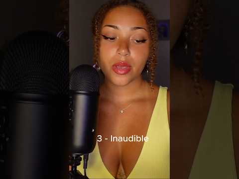 6 different types of asmr whispers! Which is YOUR favorite? #asmr #love #visualtingle #relax