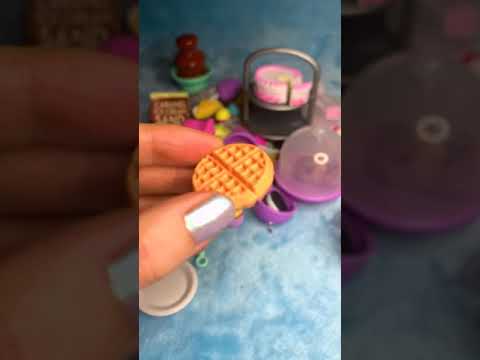 ASMR Cooking a Miniature Waffle (Whispered) #shorts