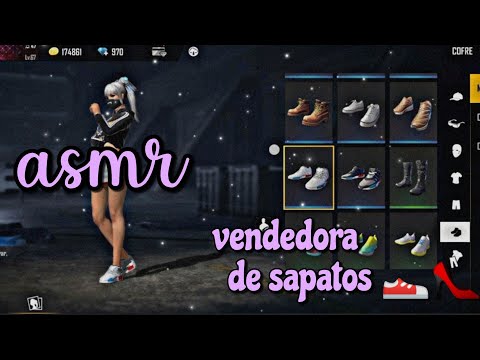 ASMR FF - ROLEPLAY VENDEDORA DE SAPATOS 👠