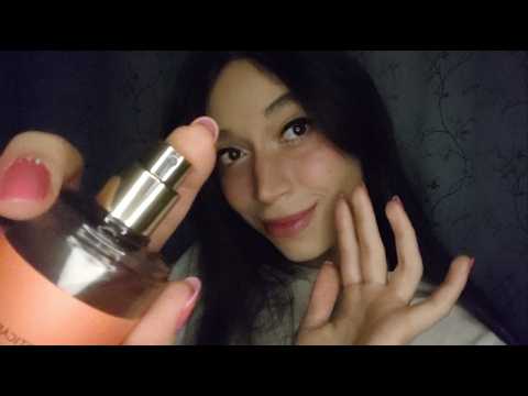 Asmr Te arrumando pra dormir - cabelo, skincare e pele