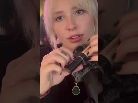applying foundation #asmr #asmrvideos #tingles #triggersforsleep #asmrcommunity