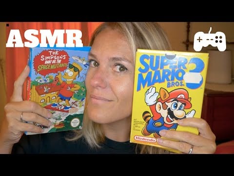 ASMR FR 🎮 Retrogaming Je vous fais découvrir mes anciens jeux vidéo (NES, Game Boy, Megadrive)