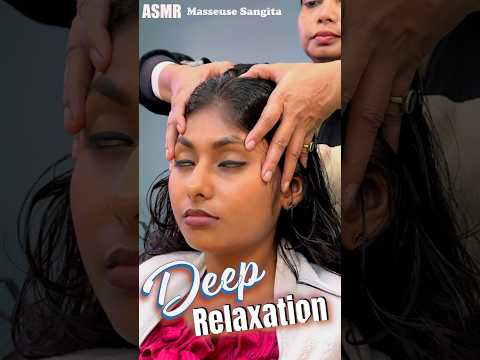 Targeted Stress Relief Oil Head Massage ASMR Provide Deep Relaxation #asmr