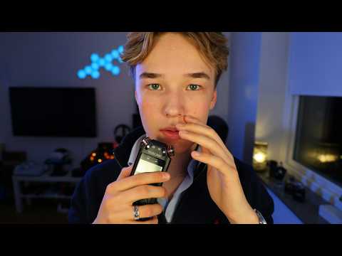 ASMR Ultra Tingly Echoed  Mouth sounds (Tascam)