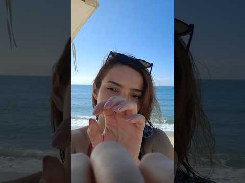 asmr à beira mar com hand moviments.            #asmr #relax #shorts #fyp