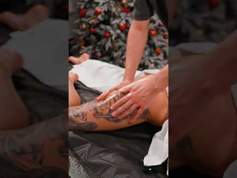 Roxy’s relaxing oil thigh massage #asmrsounds