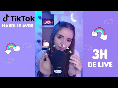 ASMR LIVE 3H 🌸 Redif Tiktok du 19 avril (emoji challenge, rp, ...)