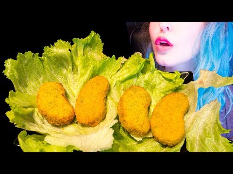 ASMR: Super Crispy Schnitzel & Schnitzel Lettuce Wraps ~ Relaxing Eating Sounds [No Talking|V] 😻