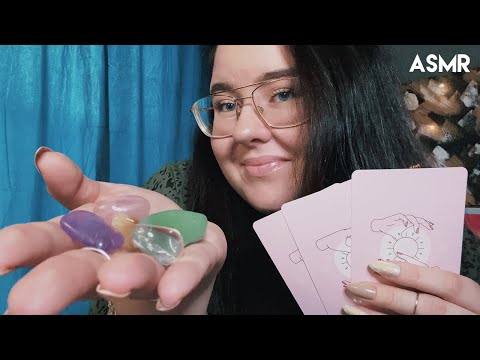ASMR Med kristaller & drar feelgood-kort till dig ♥ Pepp & bra energi
