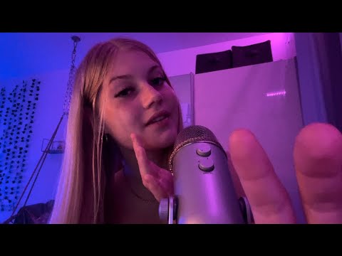 asmr | 5min mouth sounds + hand sounds/movements💤💜