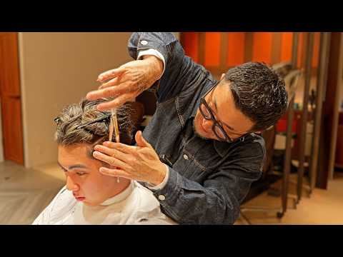 💈(ASMR) Haircut by Japanese Barber That Will Put You To Sleep – Scissors Sound & Relaxing Head Spa