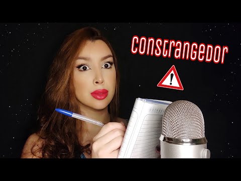 ASMR SUA FÃ TE FAZENDO PERGUNTAS  CONSTRANGEDORAS E ÍNTIMAS😳