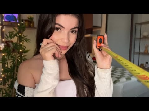ASMR tirando suas medidas de corpo inteiro 📏✨