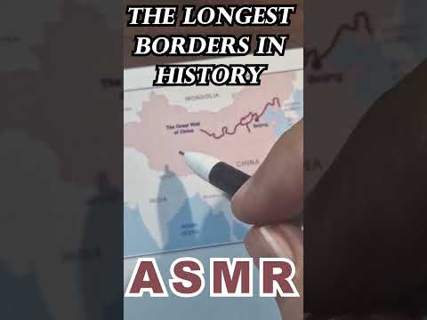 The Longest Borders in History and Why They Existed #asmrhistory #asmrfacts #asmrtracing