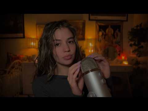 mic scratching asmr to play in the background | minimal talking