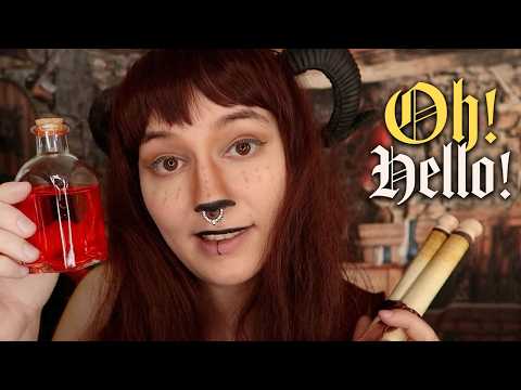 ASMR Tingle Sidequest: Satyress Visits Your Item Shop! English Accent Fantasy Roleplay