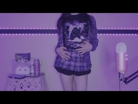 ASMR 🖤 goth girl scratches you to sleep 💅😴 (ASMR scratching)
