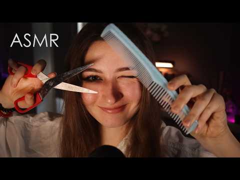 АСМР Я ТВОЙ ЛИЧНЫЙ ПАРИКМАХЕР 💇💕 | Внимание и Забота о Тебе💕