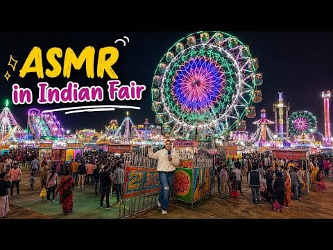 ASMR | Exploring A Colourful Indian Bengali Fair |😍🫶🏻