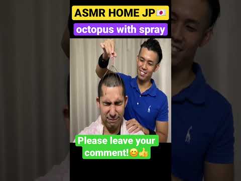 【ASMR】Satisfied Head Massage/ ICE Spray#asmr #asmrhomejp #massage