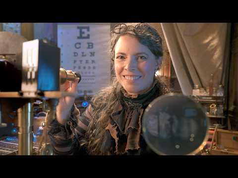 Back to the Steampunk Optometrist | ASMR Roleplay (thorough eye exam, ocular allergy test)