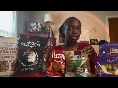 ASMR Eating Snacks & Rambling
