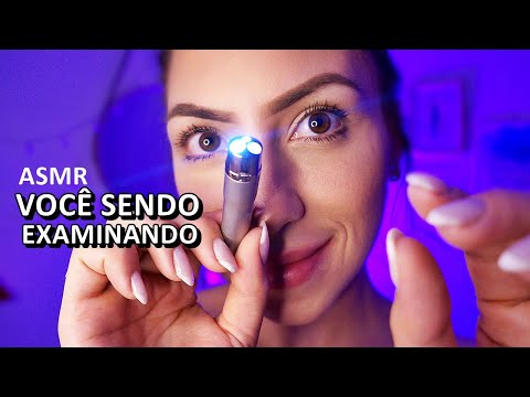 ASMR: VOCÊ SENDO EXAMINANDO CUIDADOSAMENTE ATÉ DORMIR!