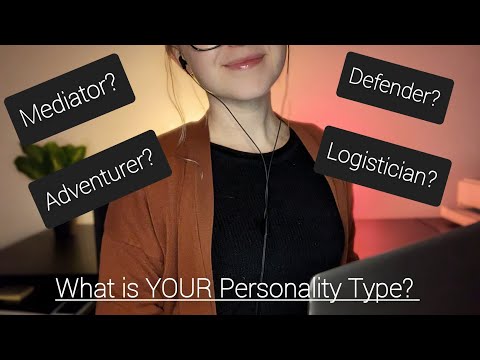 ASMR Therapy Session ~ Personality Test (Typing Triggers)