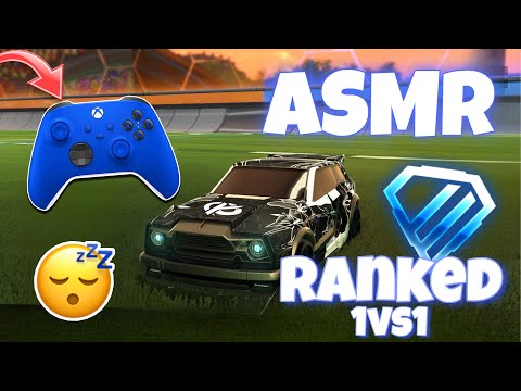 ASMR Français • CHUCHOTEMENT ET BRUITS DE MANETTE SUR ROCKET LEAGUE EN RANKED 😴 (handcam)