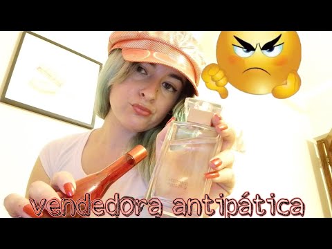 ASMR 🌟 roleplay 🌟 vendedora de perfumes  antipática 😒