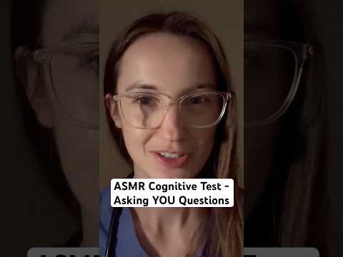 ASMR Cognitive Test - Asking YOU Questions #asmr #memorytest #asmrmemorytest #asmrquiz #quiz