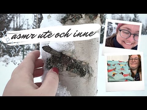 ASMR på svenska: Ute i snön och inne vid soffan (LoFi)