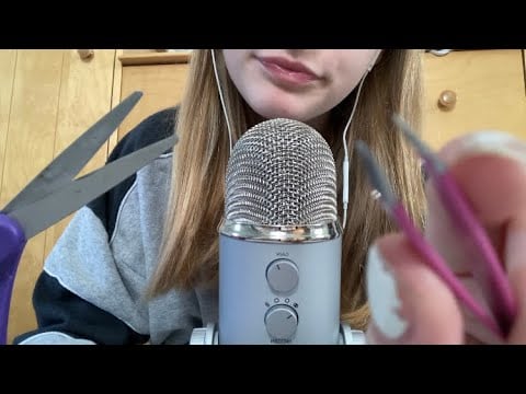 ASMR Plucking, Pulling, & Snipping Away Your Negative Energy | Positive Affirmations