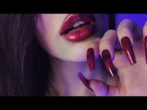ASMR Long Nail Hair Play & Scratching For Relaxation & Sleep💤