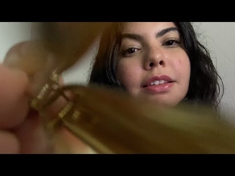 ASMR CASEIRO toques de objetos na tela REAIS