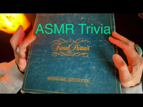 Soft-spoken ASMR | Reading & Answering Vintage Trivial Pursuit Cards