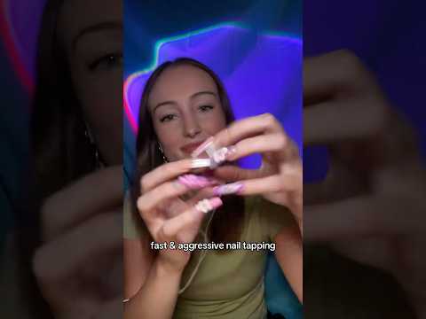 fast and aggressive nail tapping asmr