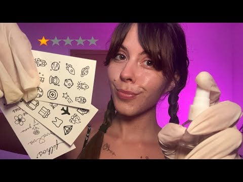ASMR Worst Reviewed Tattoo Artist Roleplay