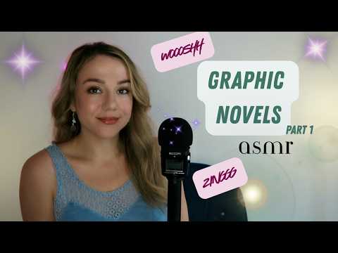 ASMR Journey With Me Through Amazing Graphic Novels With Whispers & Paper Sounds part 1